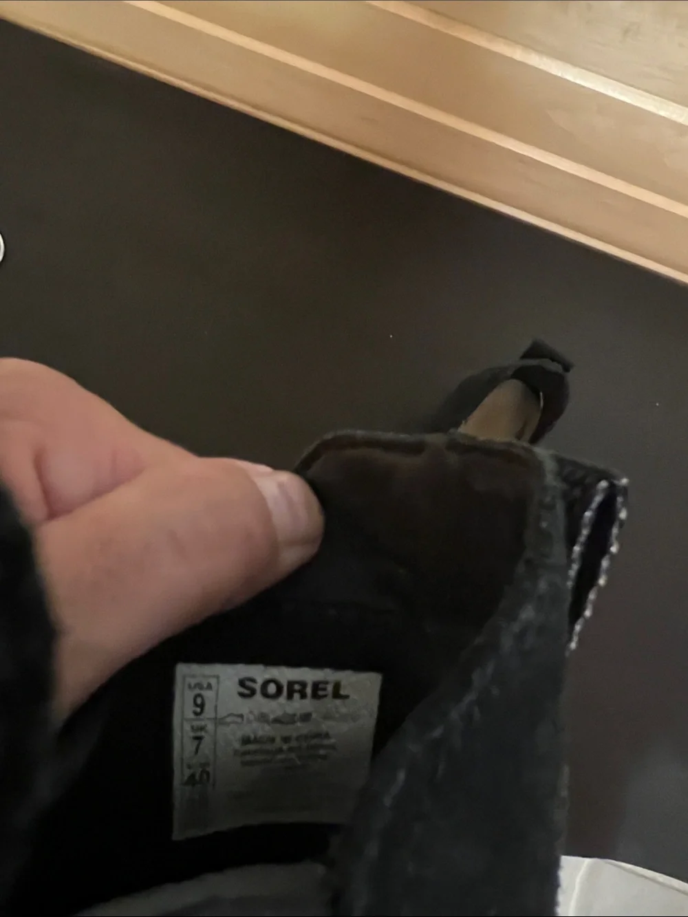 Sorel suede wedge